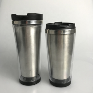 wholesale double wall tumbler cup inner stainless steel and outer plastic with diy paper mug 450ml storyboard tumbler in bulk