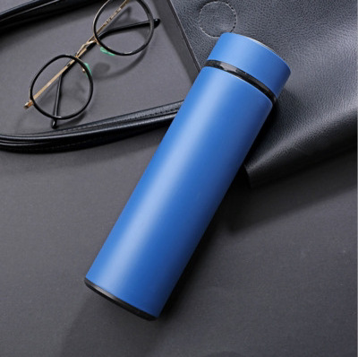 Double Digital Vacuum Insulation 500ml Thermos Tumbler Stainless Steel Smart Water Bottle with LED Temperature Display