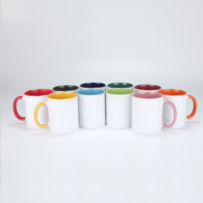 Popular Sale Variety of 11oz Coffee Cup Sublimation Blanks Coffee Mugs White Minimalist Ceramic with Handle Drink Water Modern