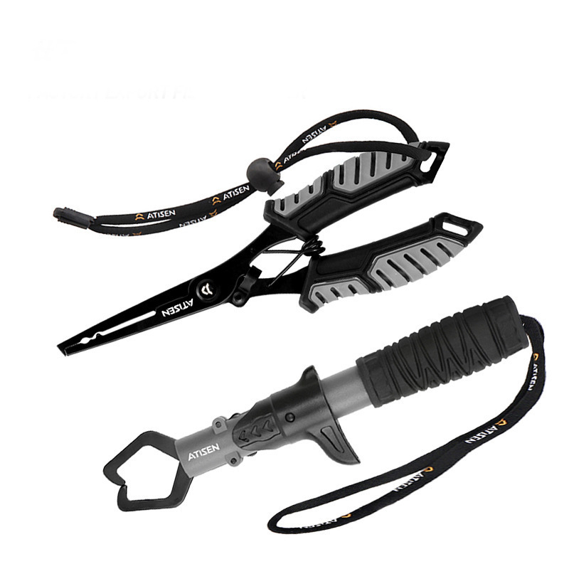 2pcs/set Durable Stainless Steel Fishing Pliers Fish Grip Essential Tool for Easy Fish Control and Outdoor Fishing