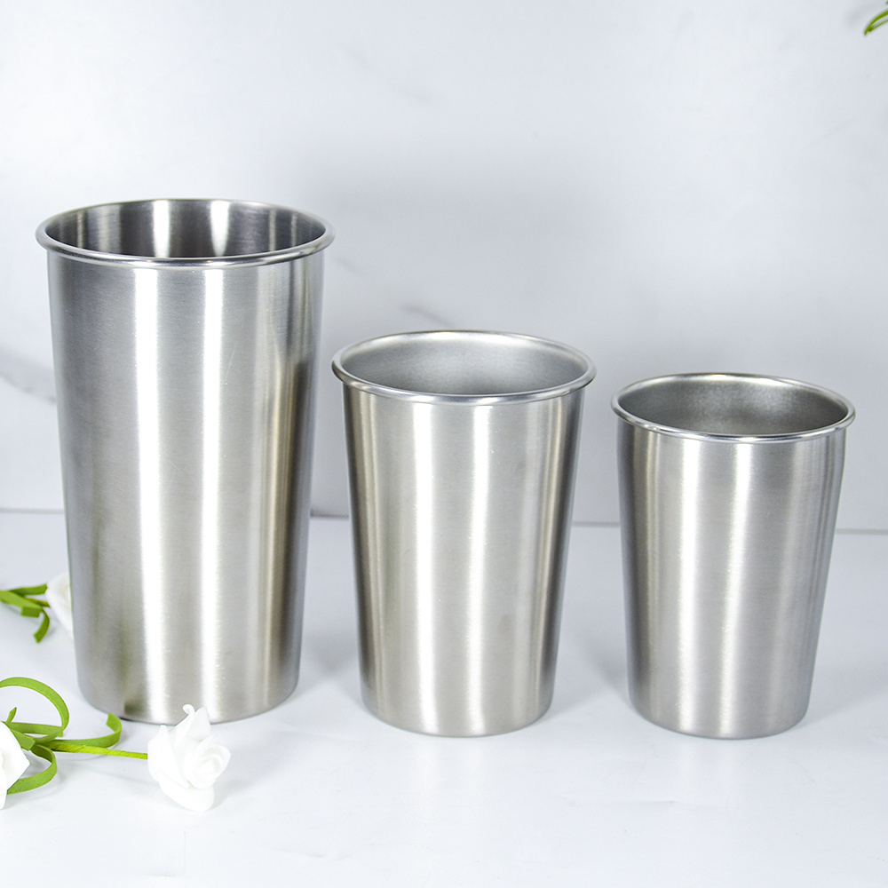 Single layer Metal 304 stainless steel Drinking Cup/water Cup/coffee Mug