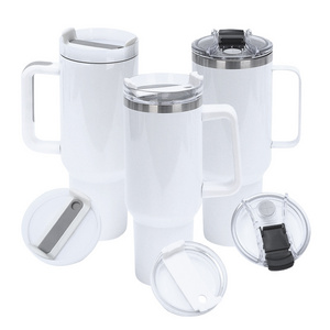 Factory Supply Quencher cup H1.0 H2.0 Stainless Steel Vacuum Insulated sublimation 40oz tumbler with Removeable Handle