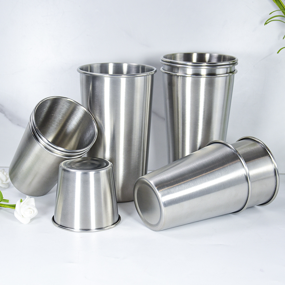 Single layer Metal 304 stainless steel Drinking Cup/water Cup/coffee Mug