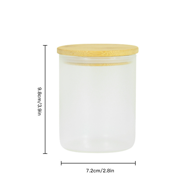 New design glow in the dark 10OZ candle jar holder sublimation DIY with lid for Halloween's Private Label Customization DIY