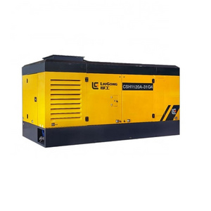 LIUGONG portable 25 bar Diesel Screw Air Compressor for mining water well drilling Rig