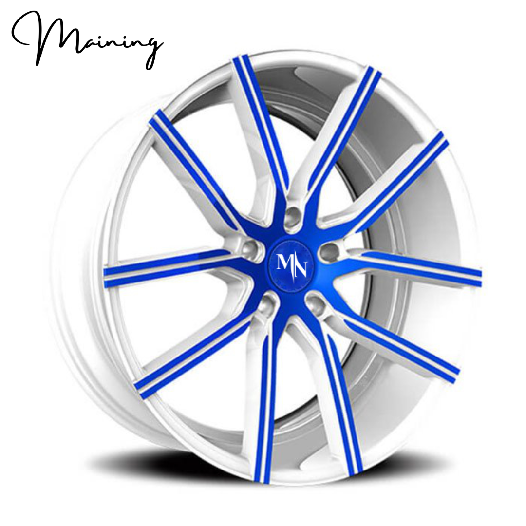 Custom Finish 5x112 5x114.3 5x120 wheels 17 18 19 20 21 22 Inch Double Color Rims 5 Holes Lug For BMW Benz Audi Wheels