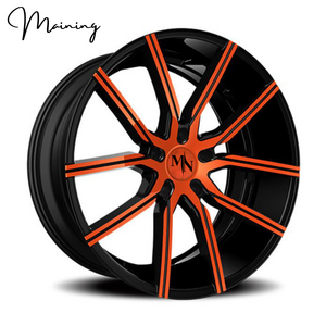 Custom Finish 5x112 5x114.3 5x120 wheels 17 18 19 20 21 22 Inch Double Color Rims 5 Holes Lug For BMW Benz Audi Wheels