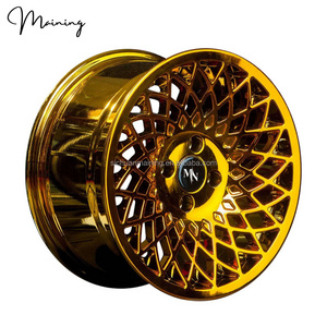 16''-26'' Inch 6061-T6 Alloy Rims 5x114.3 5x120 5x112 Gold Chrome Customized Mesh Design Forged Wheels Passenger Car wheels