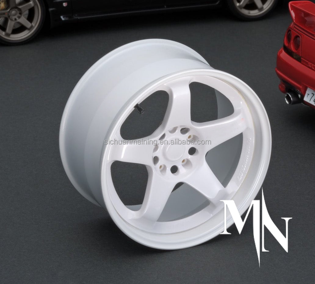 5x100 5x112 5x114.3 17 18 19 20 22 Inch Concave Design Forged Car Rims White nissan nismo wheel High Performance Track Wheels