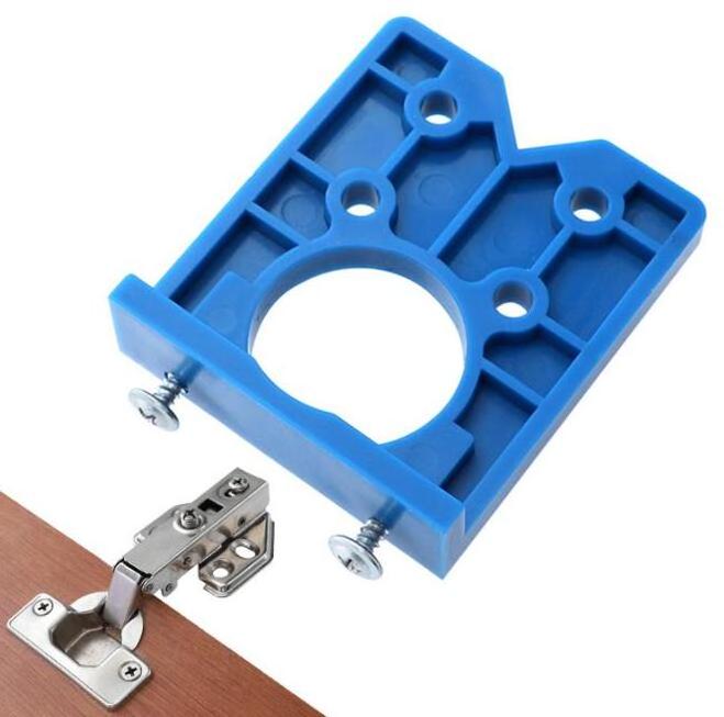 35mm Forstner Drill Bits   Portable Dowel Jig ABS Hinge Drilling Jig  for Furniture Door Cabinet Hinge Boring Installation