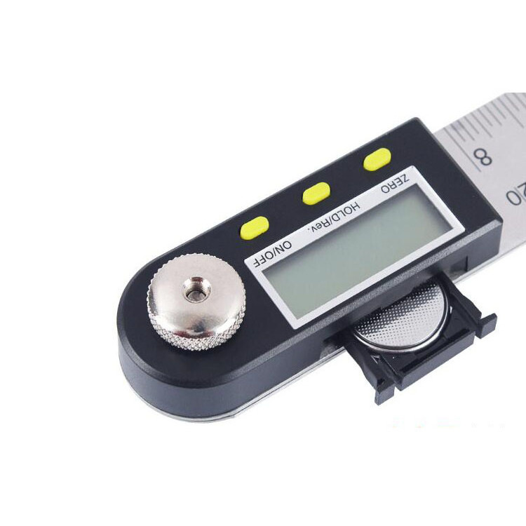 0-200mm Digital Angle Ruler Finder Protractor Stainless Steel ...
