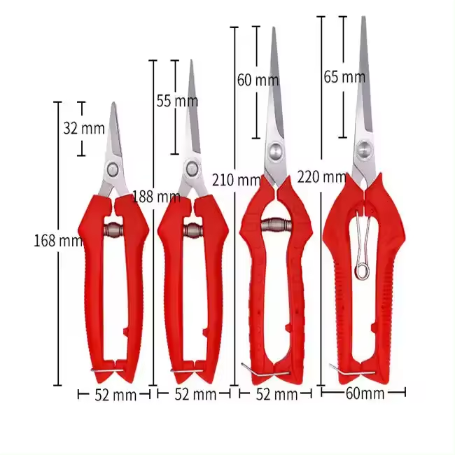 Stainless Steel Portable Hand Trimming Scissors Garden Cutting  Accessories Plant Cutter Scissor Pruner Pruning Sheer