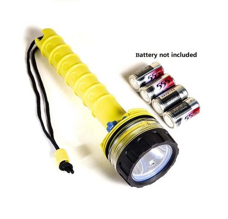 50M Professional Underwater Diving Flashlights Outdoor Submarine Waterproof Led Flashlight Torch