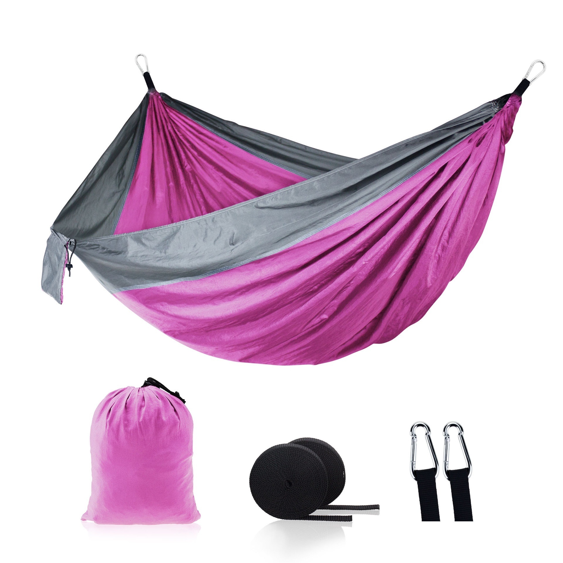 Survival Outfitters Camping Hammock - Portable Hammock With Bag Double Hammock Outdoor Tents for Outdoor with Tree Straps