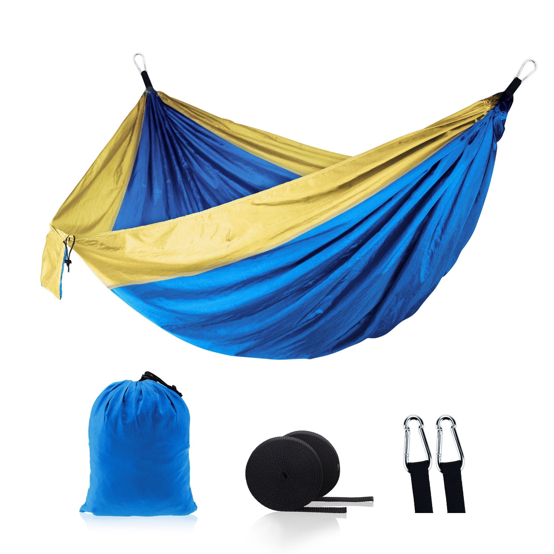 Survival Outfitters Camping Hammock - Portable Hammock With Bag Double Hammock Outdoor Tents for Outdoor with Tree Straps