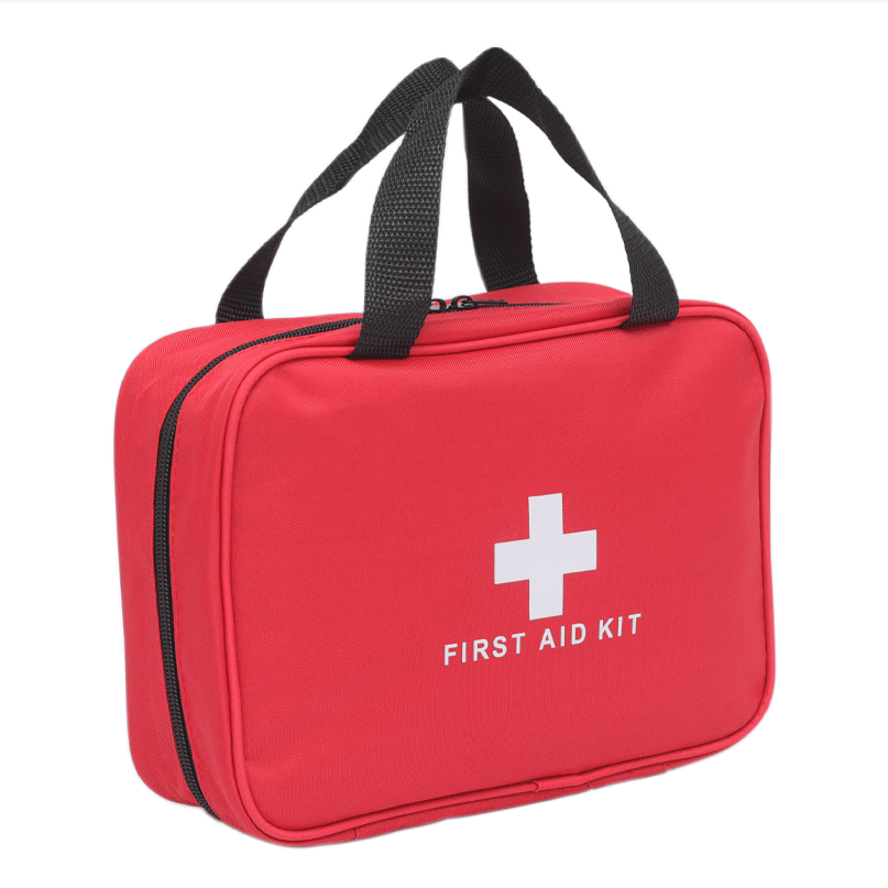 First Aid Bag First Aid Kit Empty Medical Storage Bag Red Trauma Bag for Emergency First Aid Kits