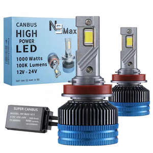 N9 Max led headlight with 4575CSP chips300w high power 30000lm Universal Led Headlights Csp H11 h4 h7  Car Led Headlight USA GUA