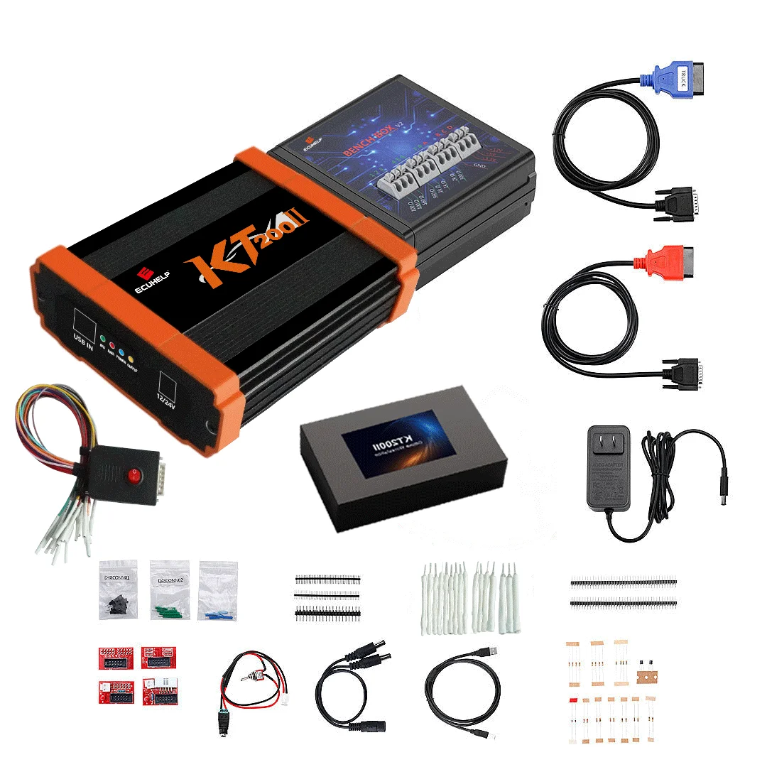 KT200 II add new license and Optimized the hardware stable Support Bench/OBD/BOOT/BDM/JTAG Multiple Protocols Gen2 Full Version