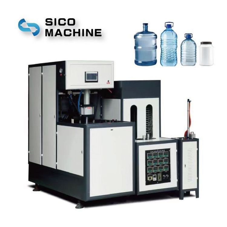 Taizhou Sico Semi-Auto PET Plastic Bottle Blowing Machine 5 Gallon Blow Molding/Moulding Machine for Manufacturing Plant