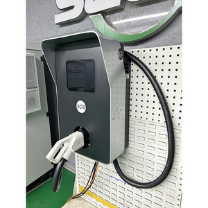 SCU wall fixation commercial charging pile EVSE 30kW DC fast EV charger solar electric car charging station