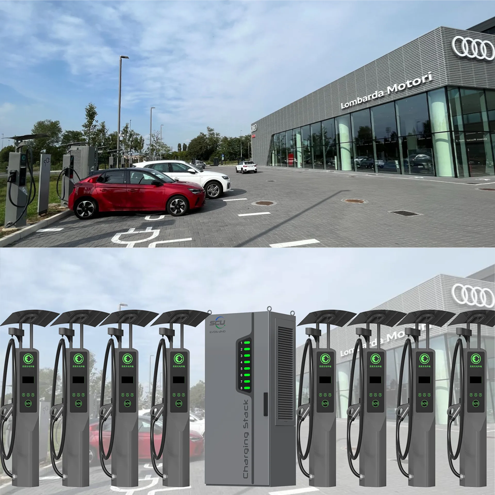 SCU 240kw electric car charging station Outdoor-Applicable with OCPP1.6J Protocol IP54 Protection Rating