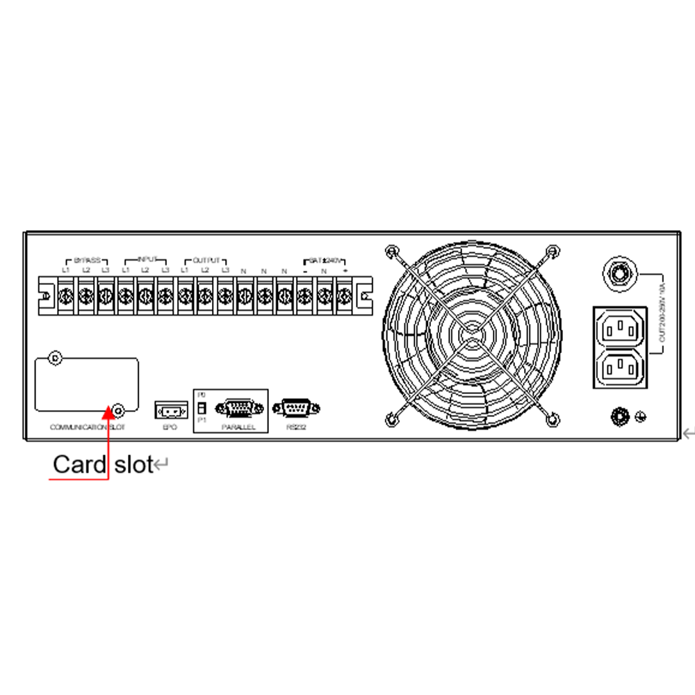 SCU SNMP card for UPS