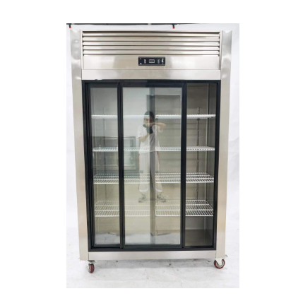 Sicotcna SDC-1000 Two Door Glass Reach-In Refrigerators 2 doors 8 shelves 33DF to 41DF 35 cu .ft display  freezer