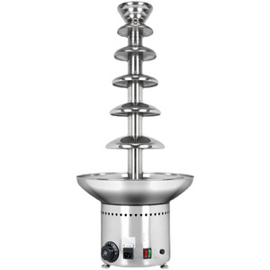 Stainless Steel 4/5/6 Tier Chocolate Fountain for Home Office Party Wedding Catering Chocolate Cheese Waterfall Maker