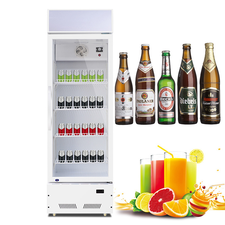 Commercial Beer Pepsi Soft Drink Display Refrigerator Beverage Cooler with Glass Door Display Refrigerator