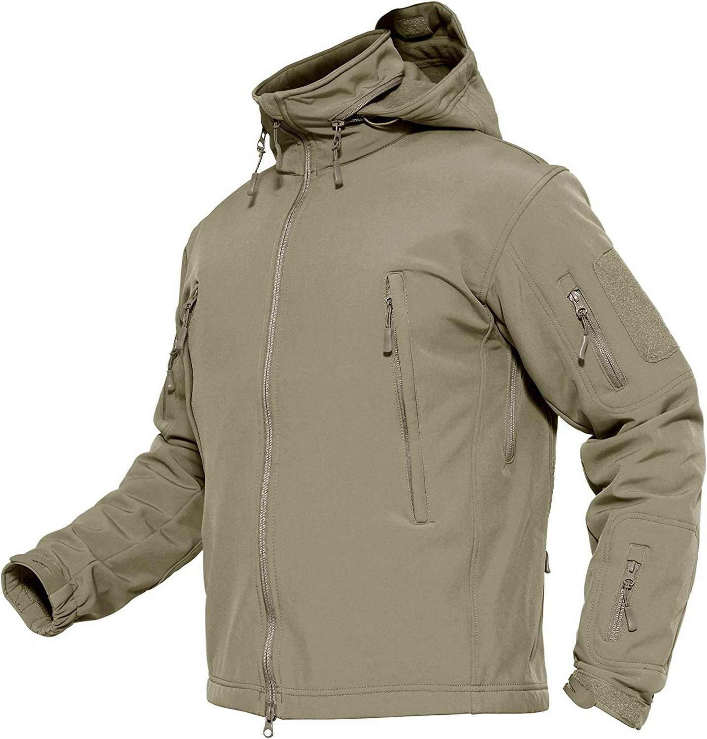 Custom mens work wear winter soft shell waterproof outdoor polar fleece softshell jacket