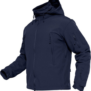 Custom mens work wear winter soft shell waterproof outdoor polar fleece softshell jacket