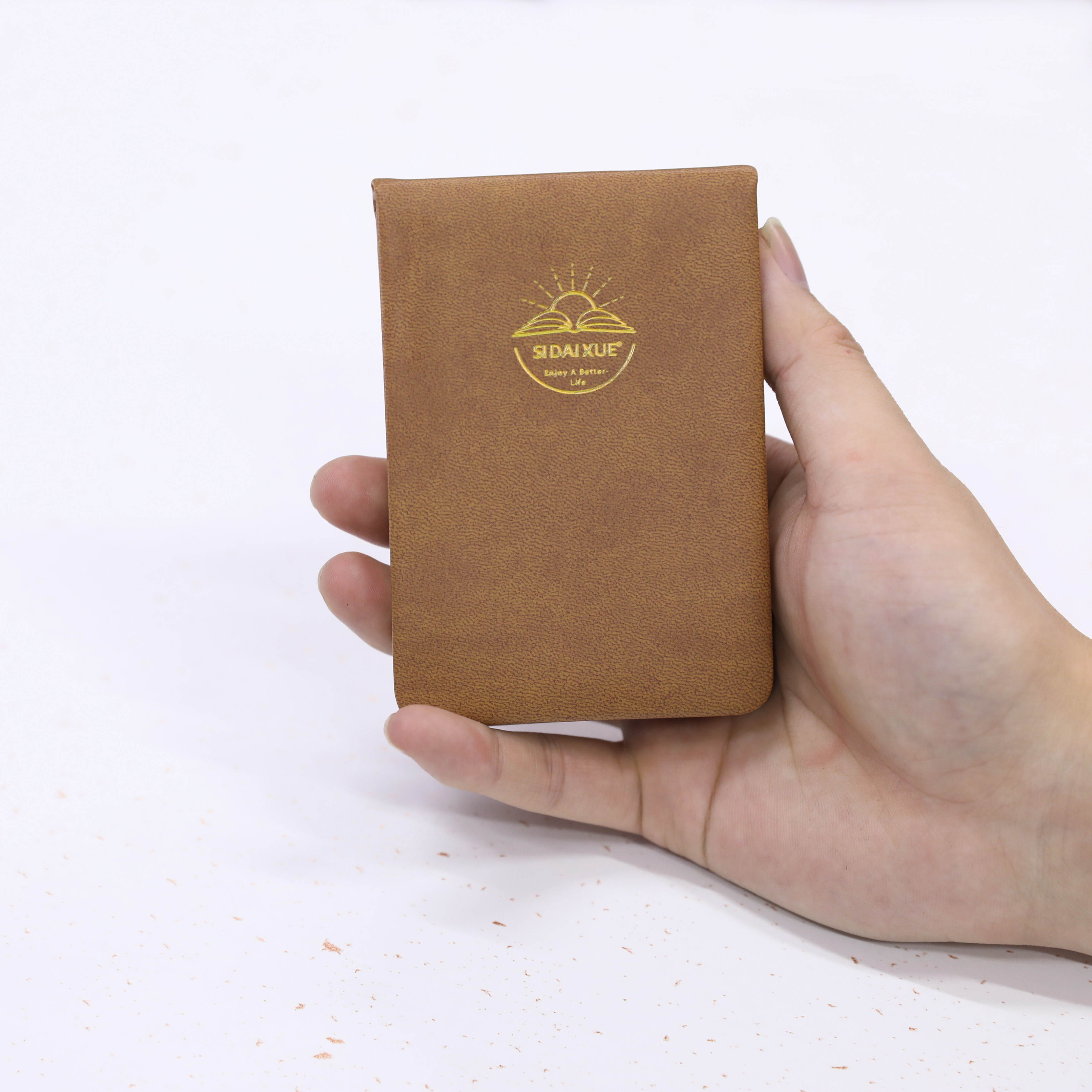 Personalized PU Leather Planners and Notebooks Custom Printing with Perforation Pages