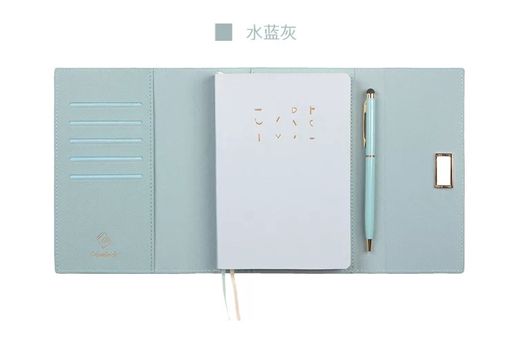 Wholesale Three-fold Notebook PU Diary 2020 Agenda