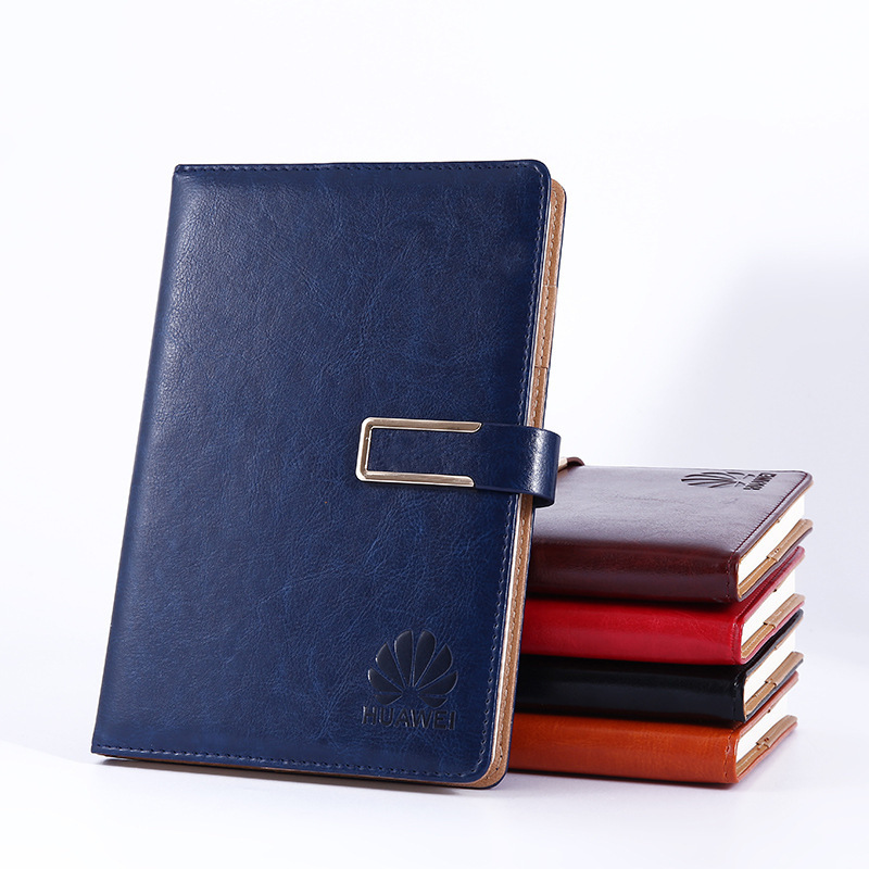 Classical Business Notebook Custom Planner Printing a5 Leather Notebook wIth logo