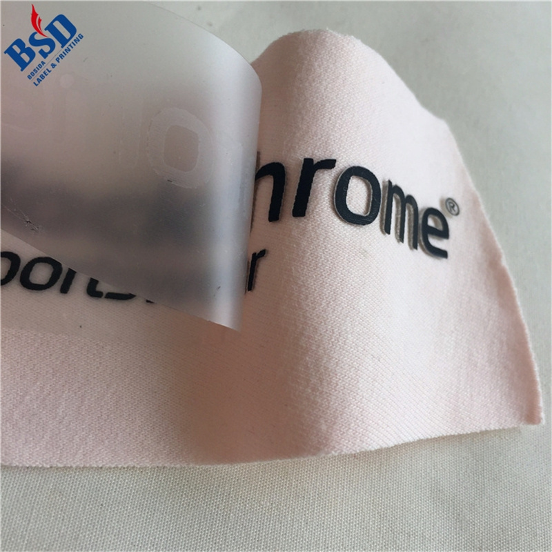 Wholesale Custom Printing heat transfer clothing label for cotton T-Shirt