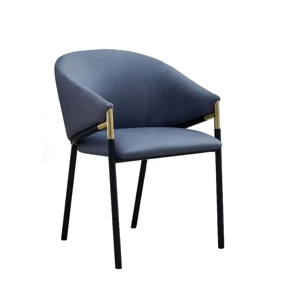 nordic cheap modern luxury contemporary fine blue velvet tufted yellow accent gold dining chairs with metal legs