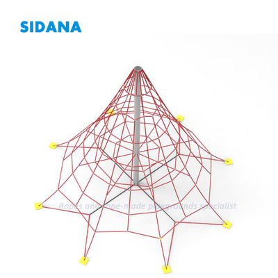 Kids Active Rope Pyramid Climbing Net  for Amusement Theme Park