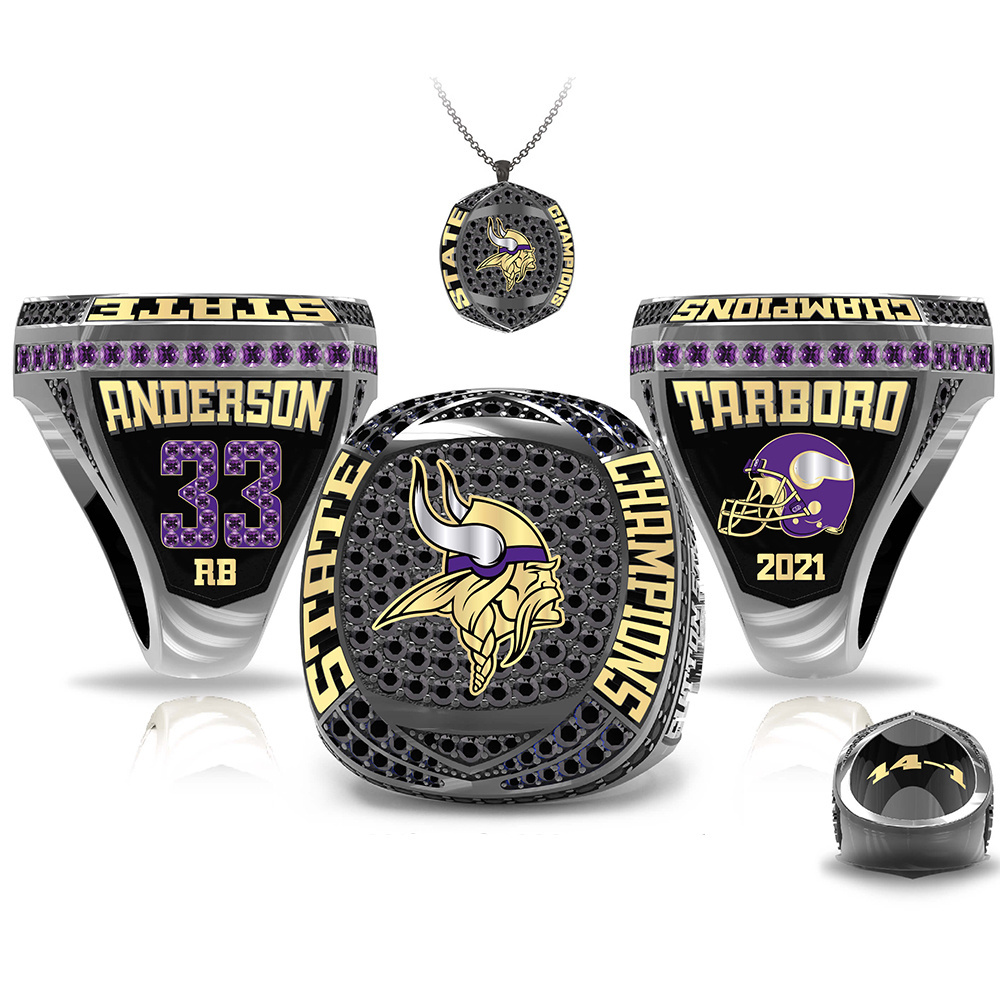 Sidan Custom Football Championship ring Basketball Baseball Softball Volleyball High Quality Team Champions Rings