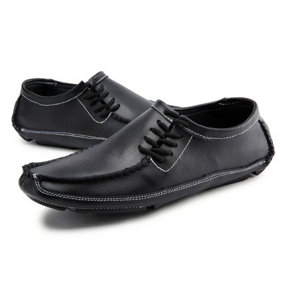 Wholesale Mens Casual Shoes British Driver Loafers Flat Men's Dress Shoes Genuine Leather Shoes for Men