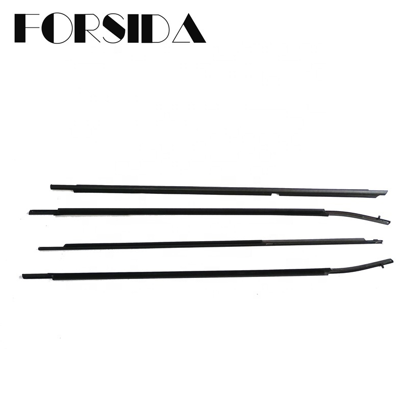 FORSIDA Rear Right  OEM 75730-06130 For Toyota CAMRY 2012-2014 Chrome Window Weatherstrip Seal Belt