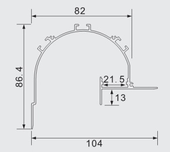 Plaster In Angle Ceiling Light Strip For Gypsum Aluminum Drywall Aluminium Shadow Gap Mounted Profiles Edge Led Profile