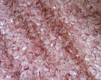 Wholesale rose quartz crystal stone chips bulk gemstone chips for sale