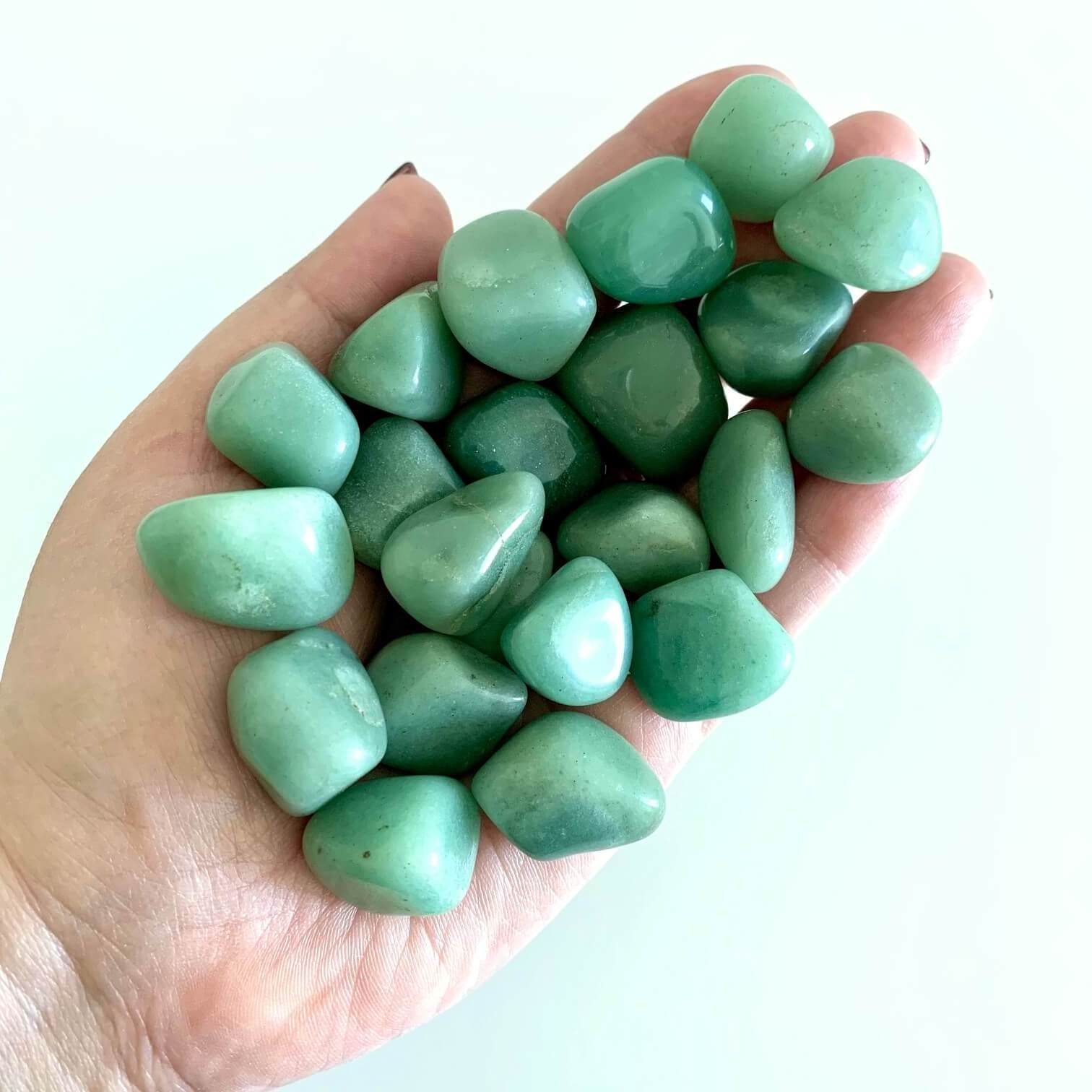 Green Aventurine Wholesale Handmade Polished Crystals Healing Stones Tumbled Green Aventurine for reiki