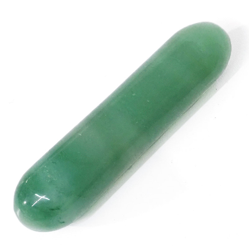 Wholesale crystal obelisk towers Green aventurine 6 face crystal massage wands for healing massage bulk gemstone crystal towers