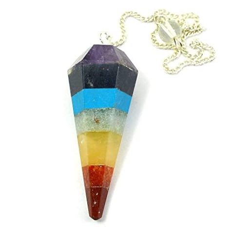 7 chakra reiki cone dowser pendulum