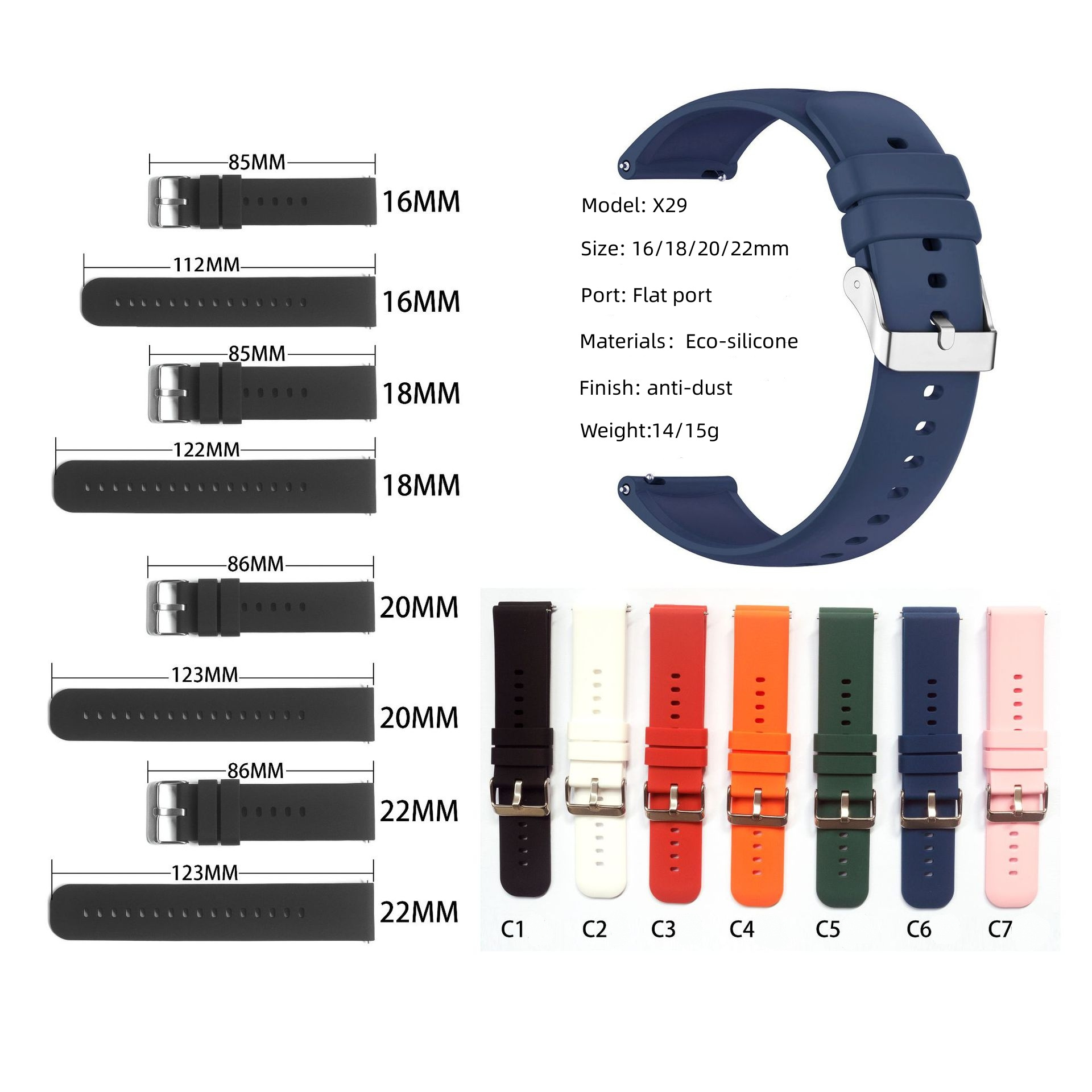 Most Popular For Watch Series 6/5/4/3/2/1 Wristband Rubber Silicone Bracelet Watch Strap Band For Smart Watch Fashion Strap