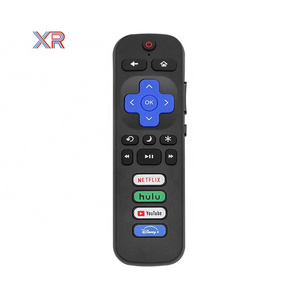 Popular 17keys Wholesale TV Remote Control Replacement Remote Control Only for Roku TV Compatible for TCL Hisense Roku Smart TVs