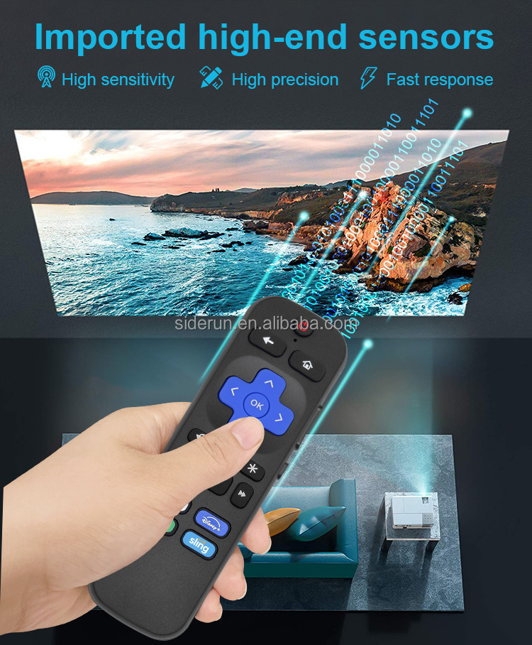 Wholesale TV Remote Control Replacement Remote Control Universal for Roku TV Compatible TCL Hisense Onn Roku Series Smart TVs