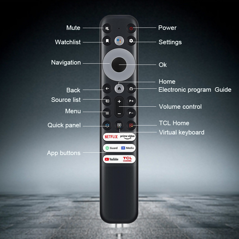 Wholesale TV Remote Control TV Universal Remote New RC902V Replaced IR Remote Control Fits for TCL Android Smart TV