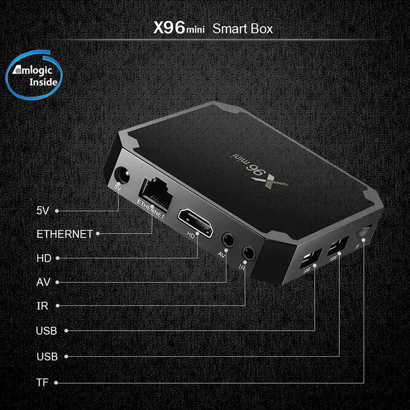 Xnxx Tv Box Manufacturers IPTV Streaming 4K Set-top box Amlogic S905 New X96 mini Android TV Box